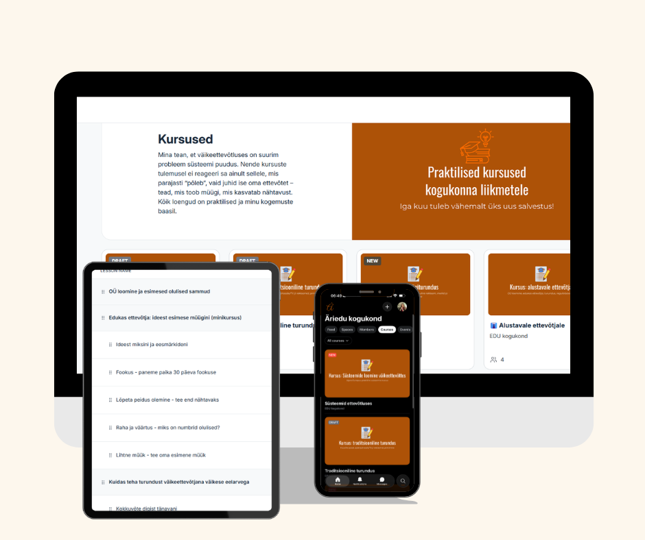 äriedu-kogukond-kursused