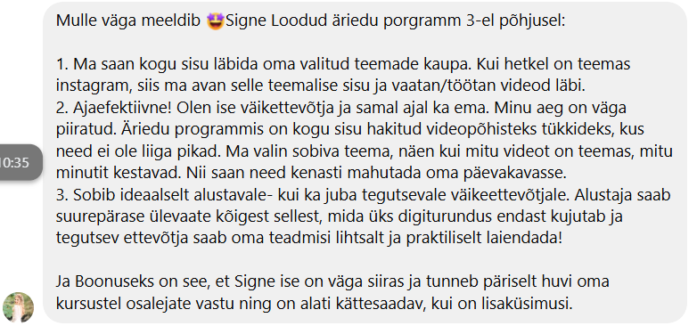 signe-õunapuu-tagasiside
