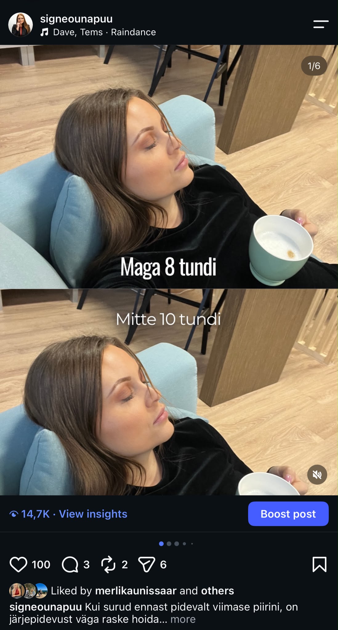 karusellpostitused sotsiaalmeedias